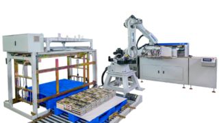 Hệ thống xếp hàng robot tự động Robot HXMN60 cho sách bìa cứng