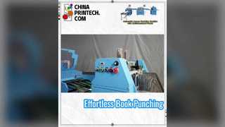 Máy đục lỗ tự động được thiết kế để đóng sổ, nhật ký, đóng sách, tờ rơi, gấp giấy