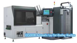 Máy đóng sách phẳng tự động HX5000B