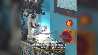 HX20EPL Quy trình làm việc của máy áp dụng vòng lặp bút đàn hồi bán tự động