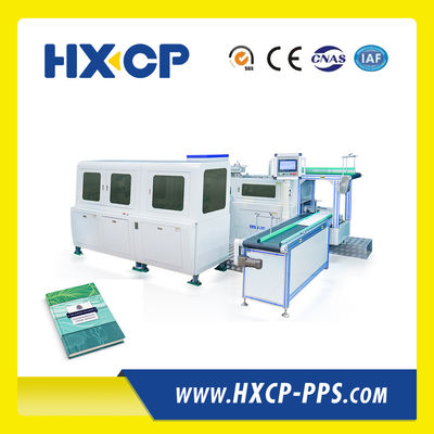 HX360 Notebook Softcover Hardcover Case PLC Core Components In-Machine Joint Forming New Condition Flat Post-Press Equipment for Bookbinding