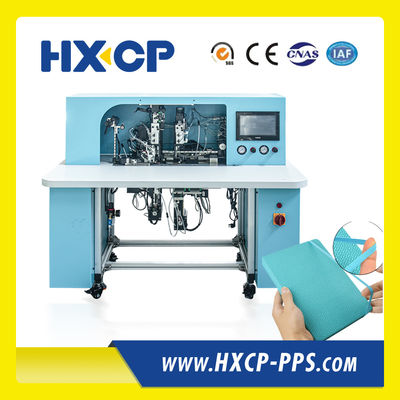 HX18B Semi Auto Notebook Elastic String Applying Band Fixing Machine Notebook Elastic Band Fixing 2025 Máy đeo sách tốt nhất PLC