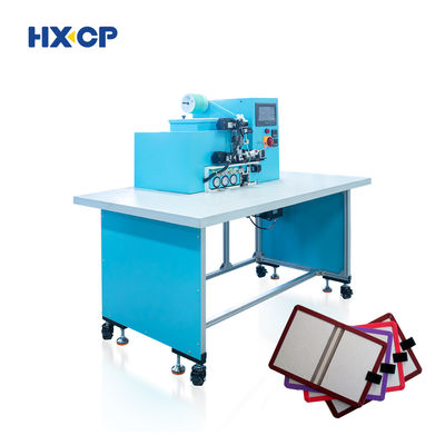 HX20EPL Elastic Pen Loop Attachment Notebook Penloop Mounting Machine Semi-Automatic Inserting for Notebook Customization Máy đính dây chuyền bằng bút đàn