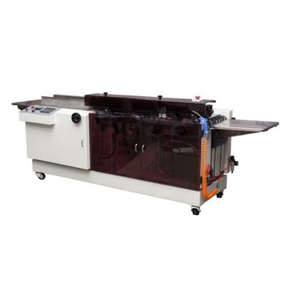 HXBJ600 Book Block Spine giấy dán Máy cắt giấy xương sống và sau đó dán xương sống