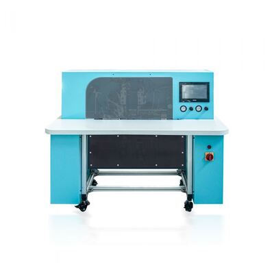 Máy gắn dây chun bán tự động HX18B cho bìa sổ tay
