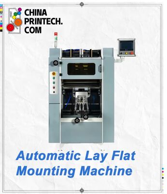 Máy lắp đặt phẳng tự động với khả năng nạp tự động, dán nguội, căn chỉnh, ép và xếp chồng
