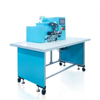 HX20EPL Máy áp dụng vòng lặp bút cao su bán tự động được thiết kế để áp dụng vòng lặp đàn hồi trên các sản phẩm sổ tay và hộp nhật ký