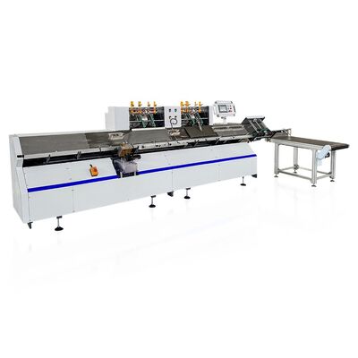 Tốc độ cao cuốn sách khối cuối tấm Máy dán keo lạnh tự động cho ăn Pressing chính xác