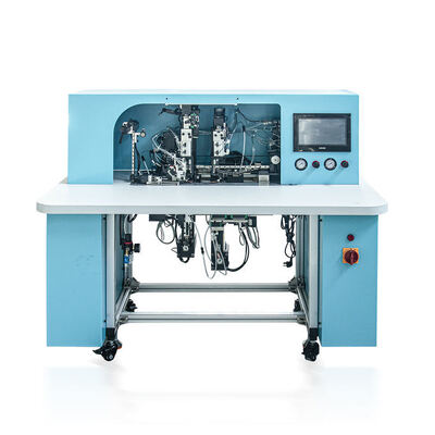 HX18B Semi Auto Notebook Elastic String Applying Band Fixing Machine Notebook Elastic Band Fixing Factory được sản xuất bán nóng