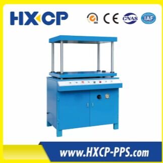 Máy ép hai mặt HXSXP750 được thiết kế để ép tập sách bìa cứng và sách bài tập trong dây chuyền sản xuất bìa cứng