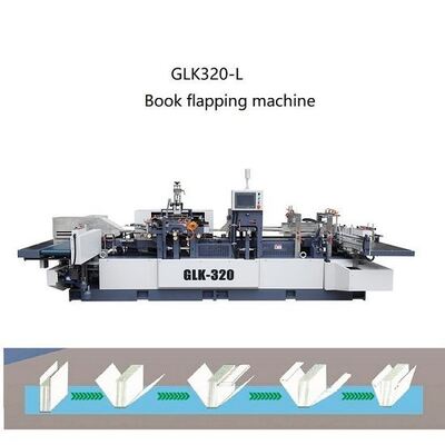 Máy bấm sách tốc độ cao thực hiện cắt mặt trước, nếp nhăn