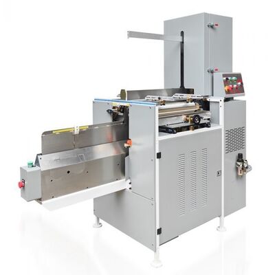 HXCIM Semi Auto Casing In Máy tính năng tự động vỏ cho ăn cột sống pre creasing sắp xếp nén và creasing cho vỏ sách
