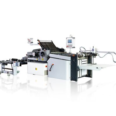 CP Máy bọc phẳng được thiết kế để gấp khối lượng giấy lớn với thời gian thiết lập và tiêu thụ ngắn