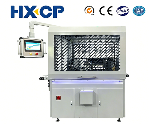 HDP TST Máy cắt ba bên với quay đống tự động và định vị servo