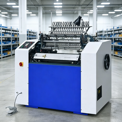 Máy khâu sách HXSS720 được trang bị cấu trúc thu sách nâng tự động