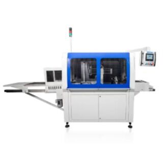 Máy xếp chồng sách bìa cứng xếp chồng HX681 với thiết lập linh hoạt cho hệ thống nội tuyến và quay sách 90 hoặc 180 độ