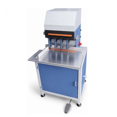 HXPD280 Máy khoan giấy bốn đầu với nhịp thẳng đứng và vị trí đầu điều chỉnh để khoan giấy chính xác