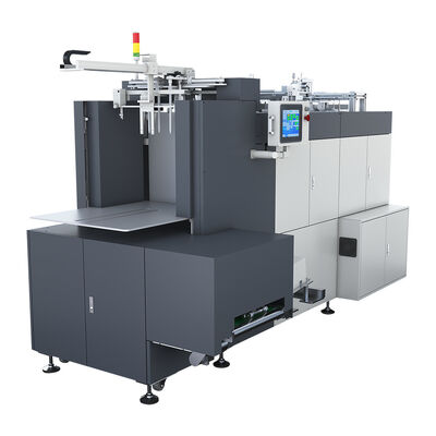Hệ thống đóng sách bìa cứng HX3000B có nhập dữ liệu và quét mã để thay đổi nhanh chóng