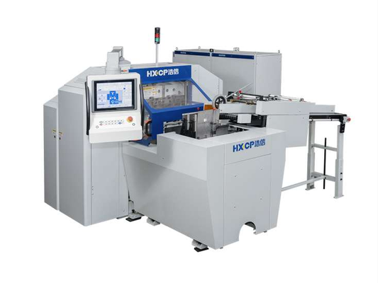 Máy cắt ba lưỡi tốc độ cao HX150DH với bộ nạp liên tục cho sách đóng gáy hoàn hảo