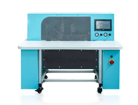 Máy cố định dây chun bán tự động HX18B cho sổ bìa cứng và bìa mềm