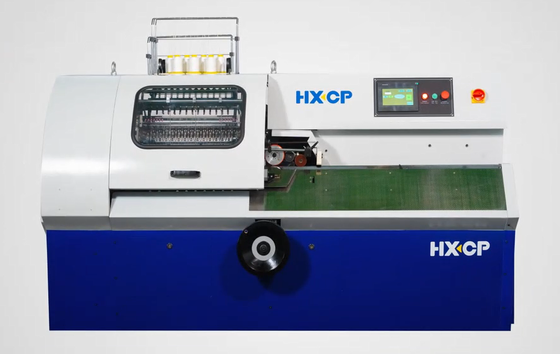 HX460D Máy may cuốn sách sợi bán tự động 14 kim để may chữ ký